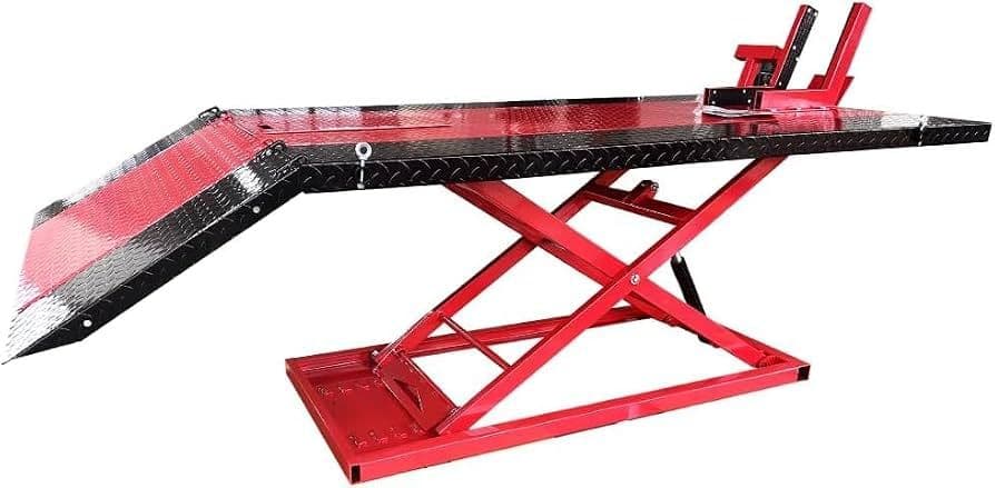 Katool KT-MOTO150LT Hydraulic Motorcycle Lift - 1,500 lb Capacity