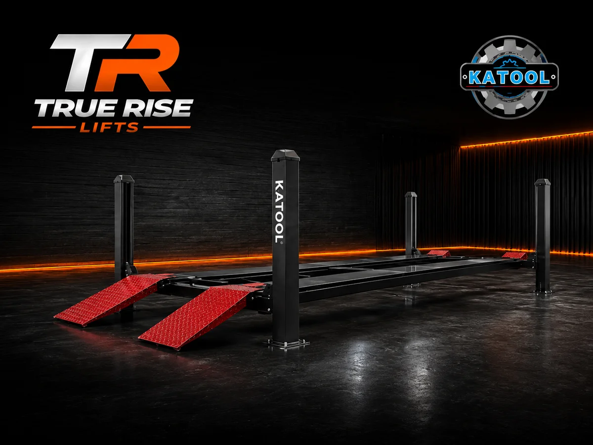True Rise Lifts and KATOOL automotive lift showroom